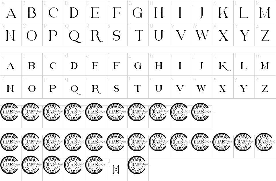 character map