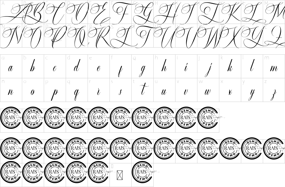 character map