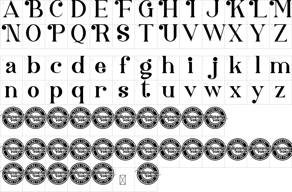 character map