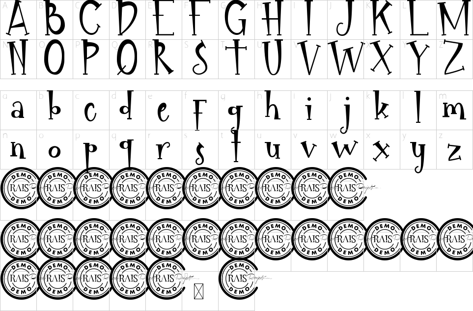 character map