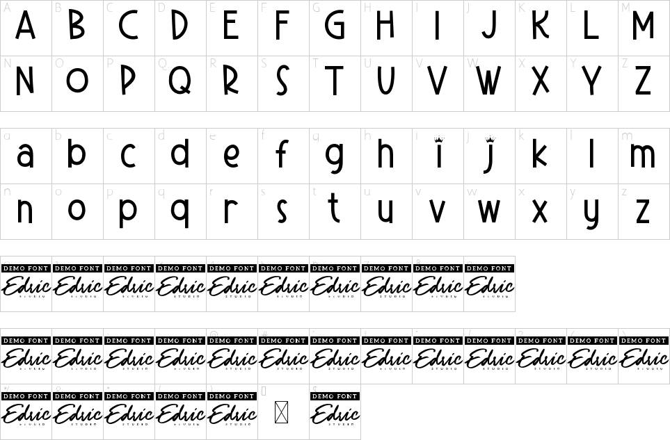 character map