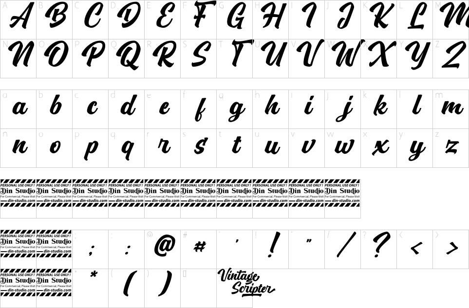 character map