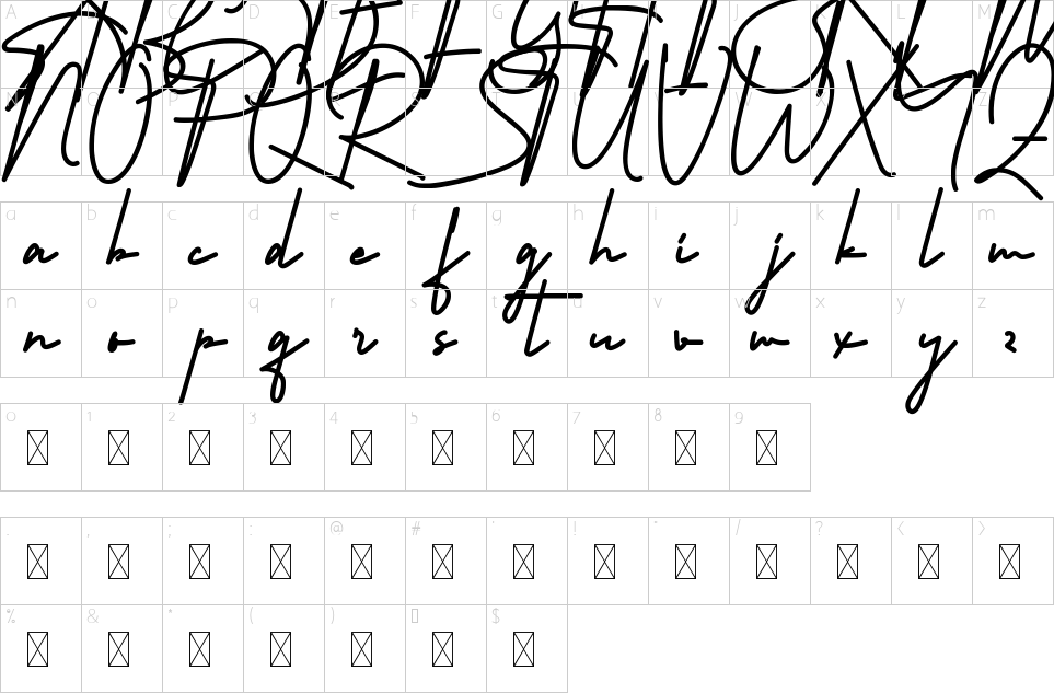 character map