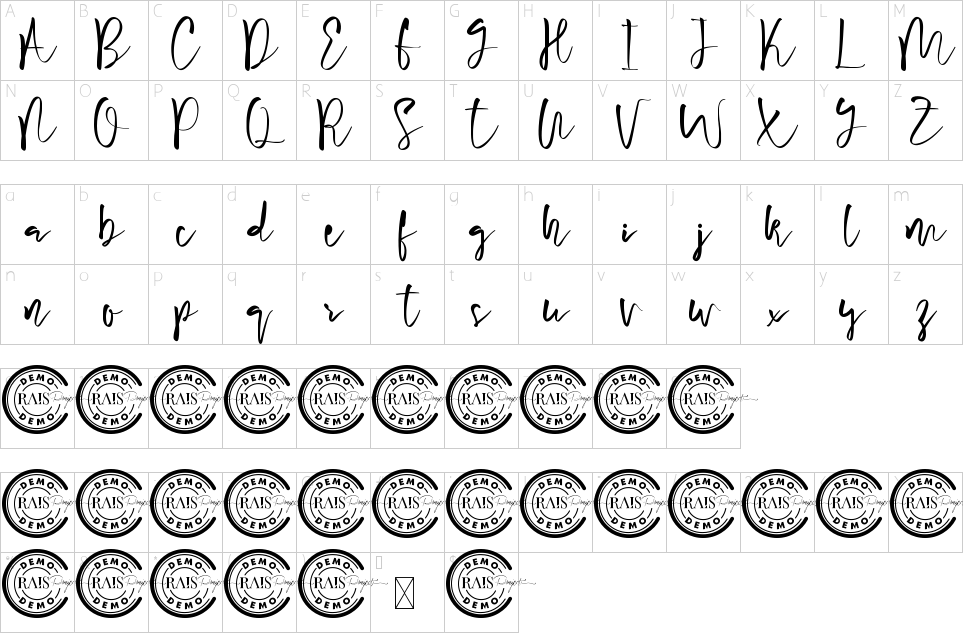 character map