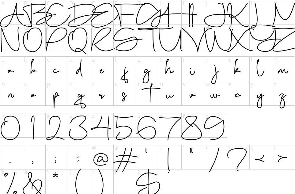 character map