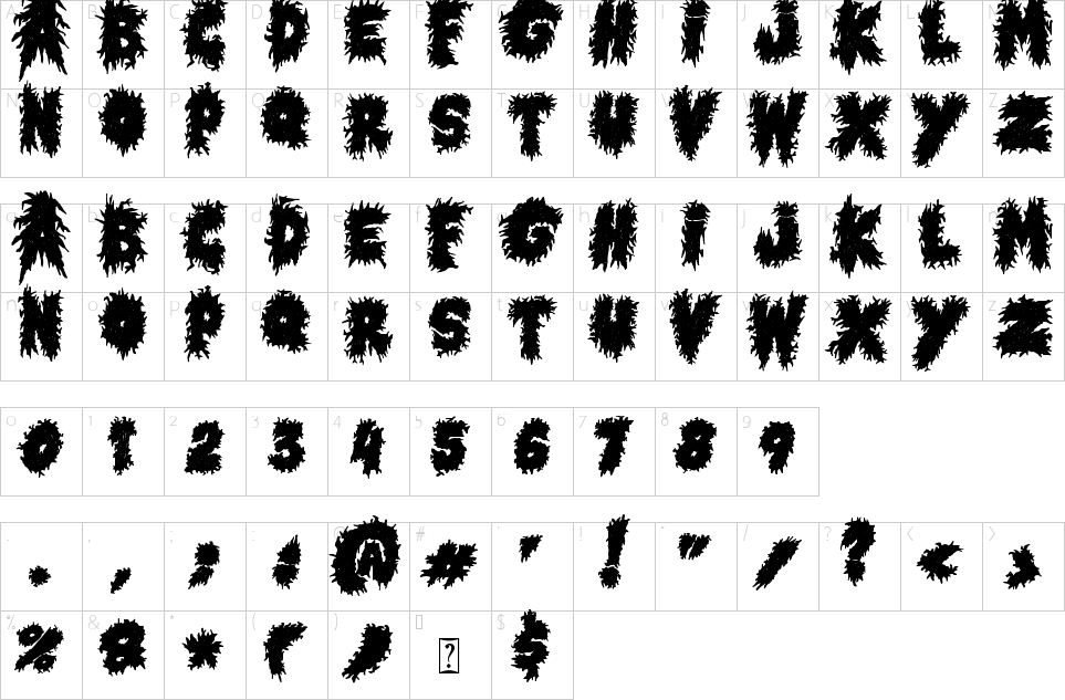 character map