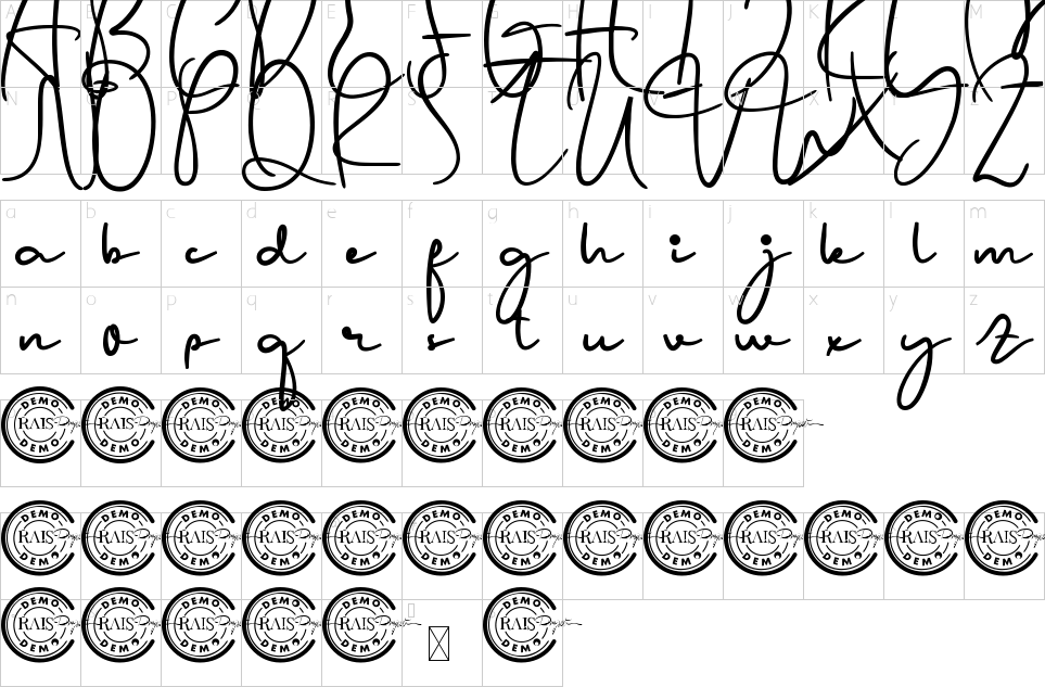 character map