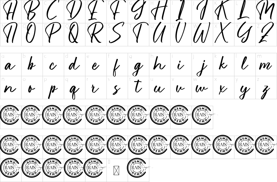 character map