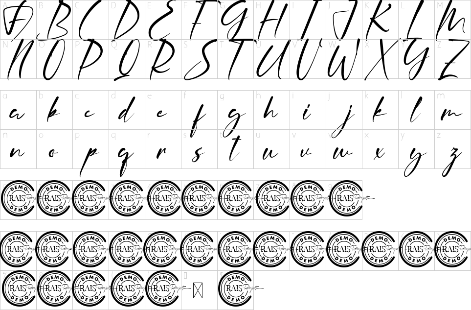 character map