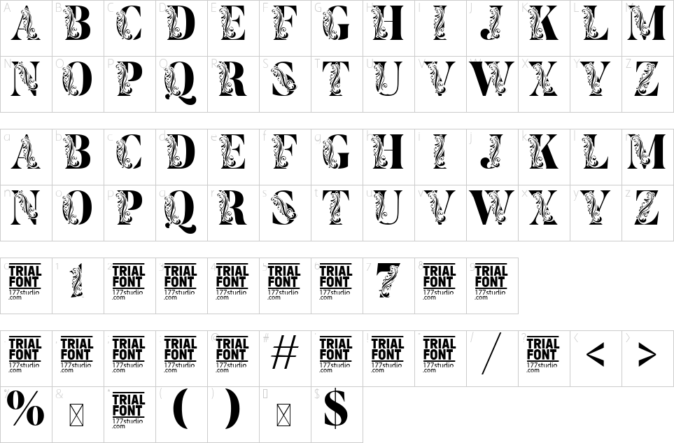 character map