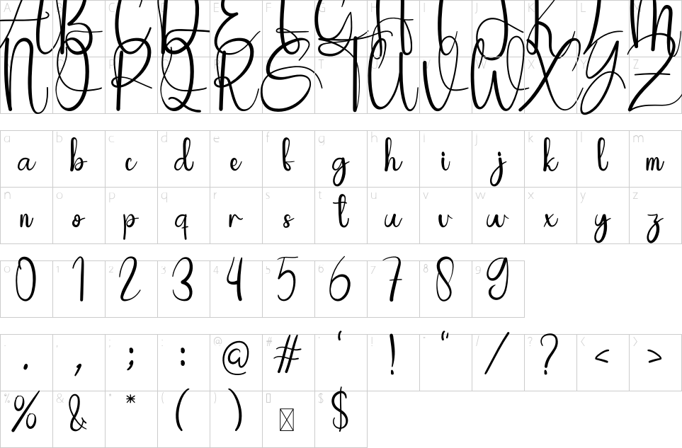 character map