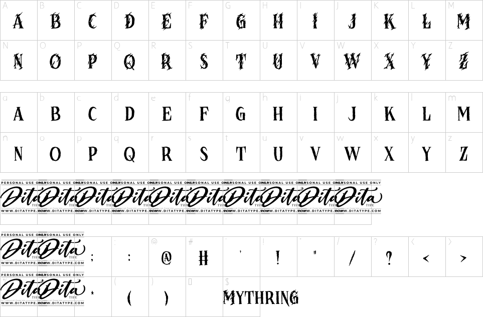 character map