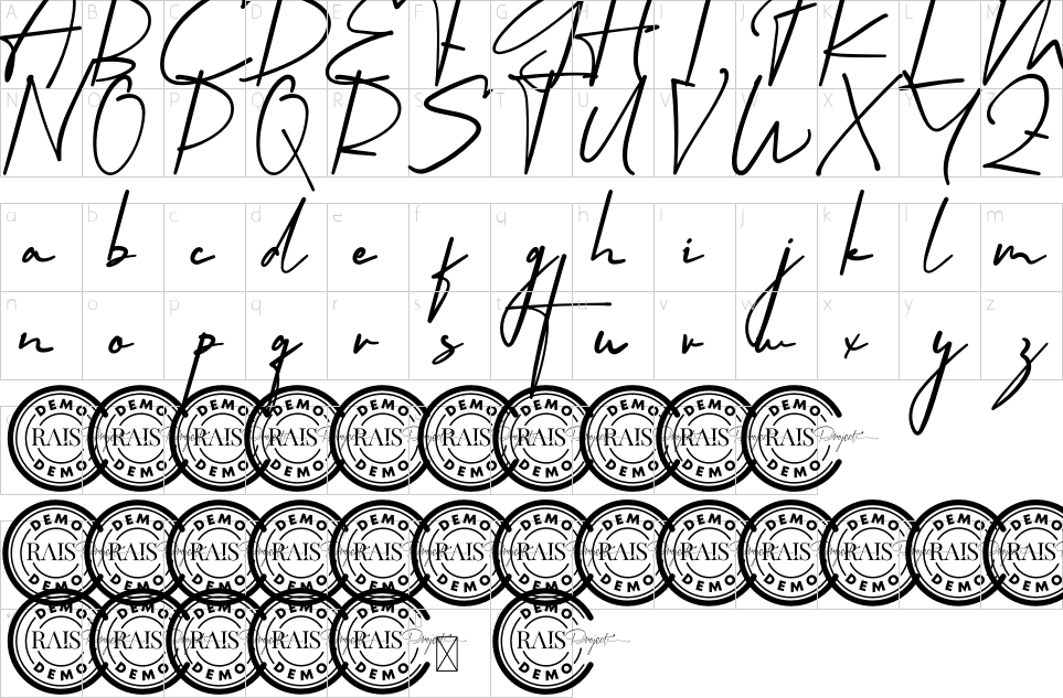 character map