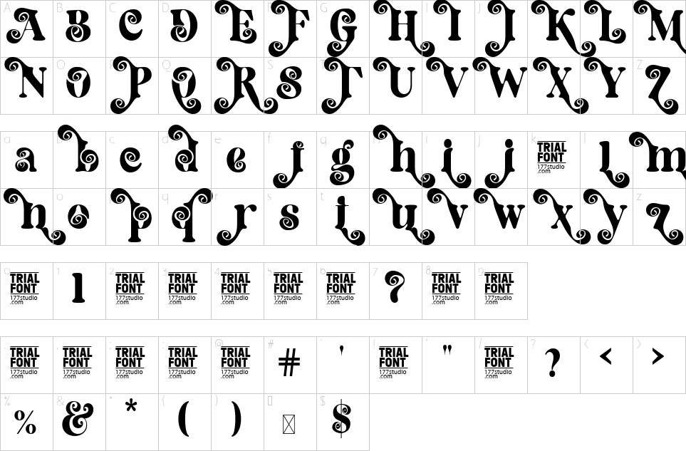 character map