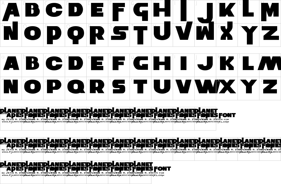 character map