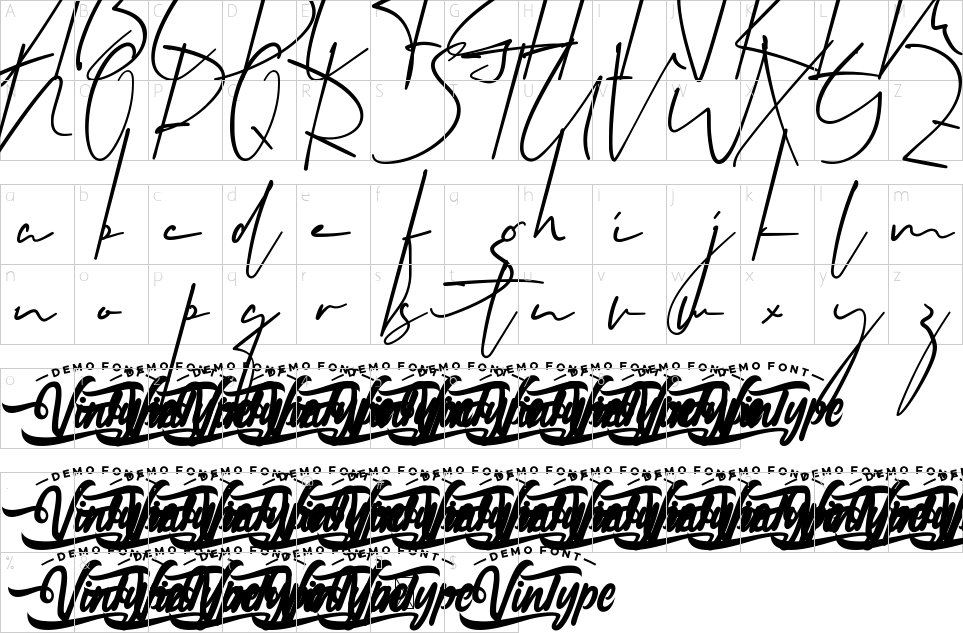 table des caractères