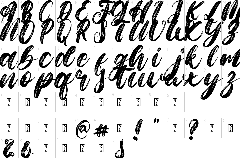 character map