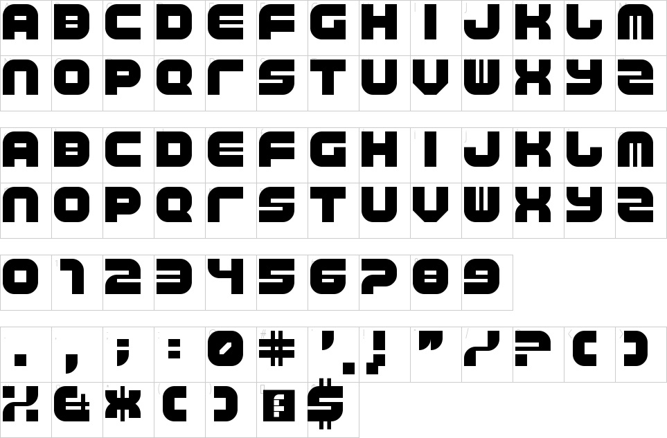 character map