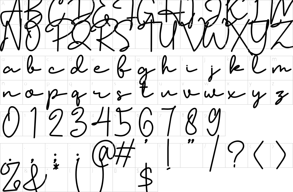 character map