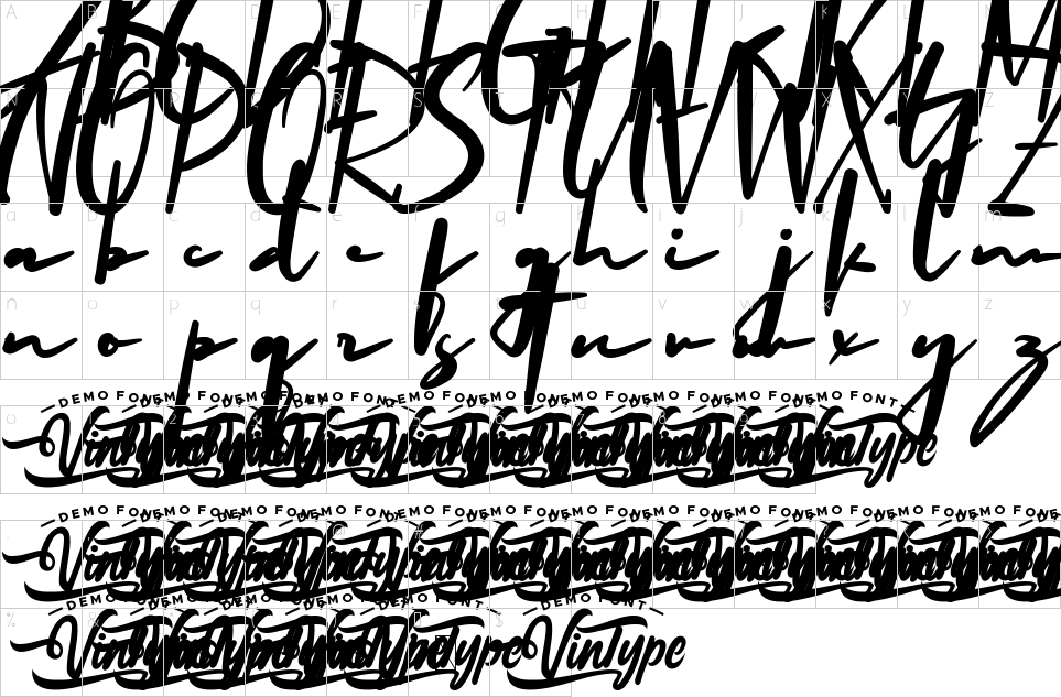 table des caractères