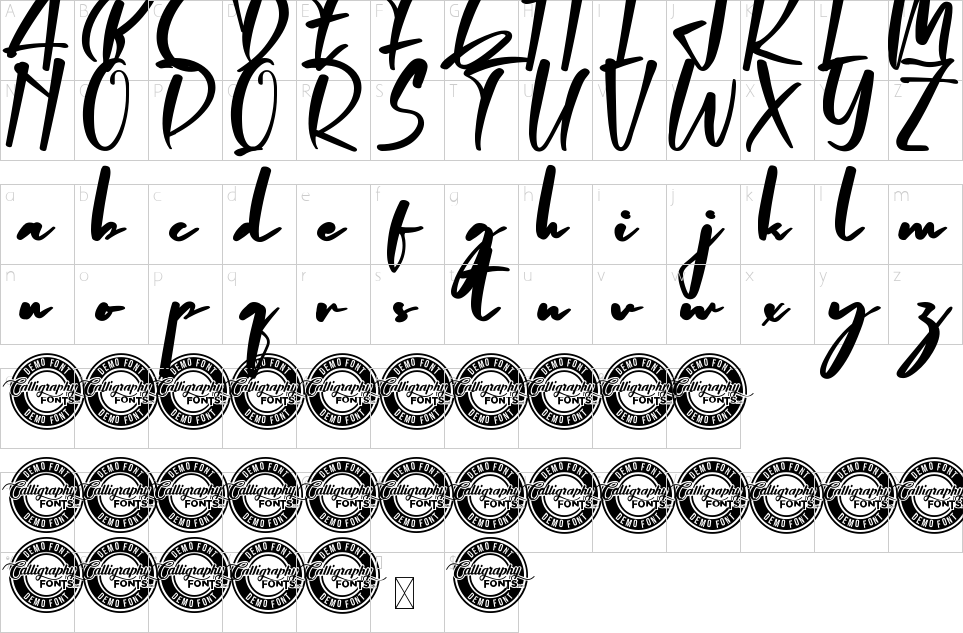 character map