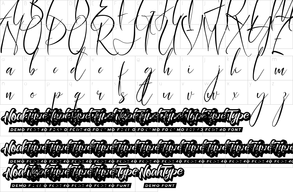 table des caractères