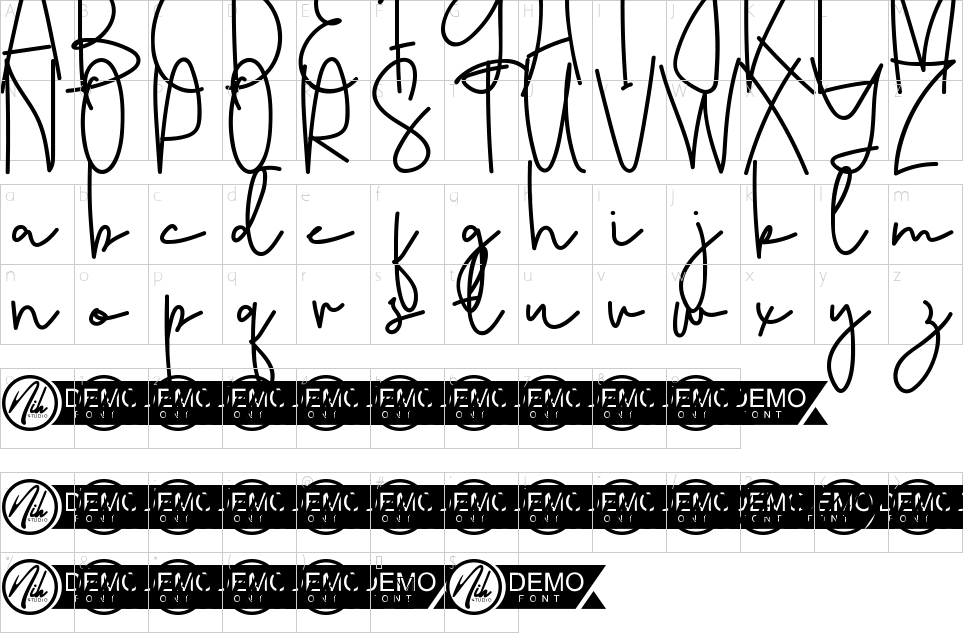 character map