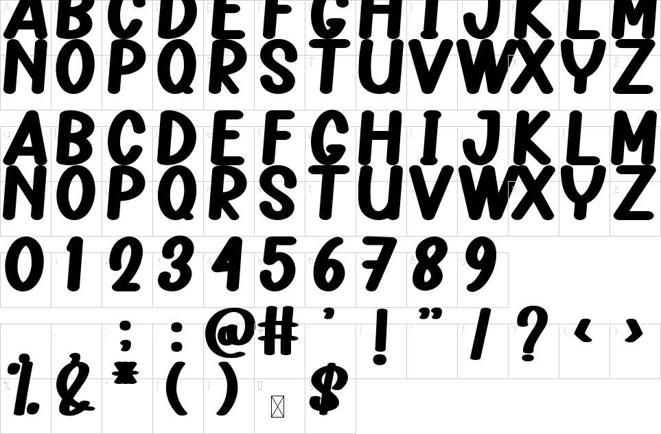 character map