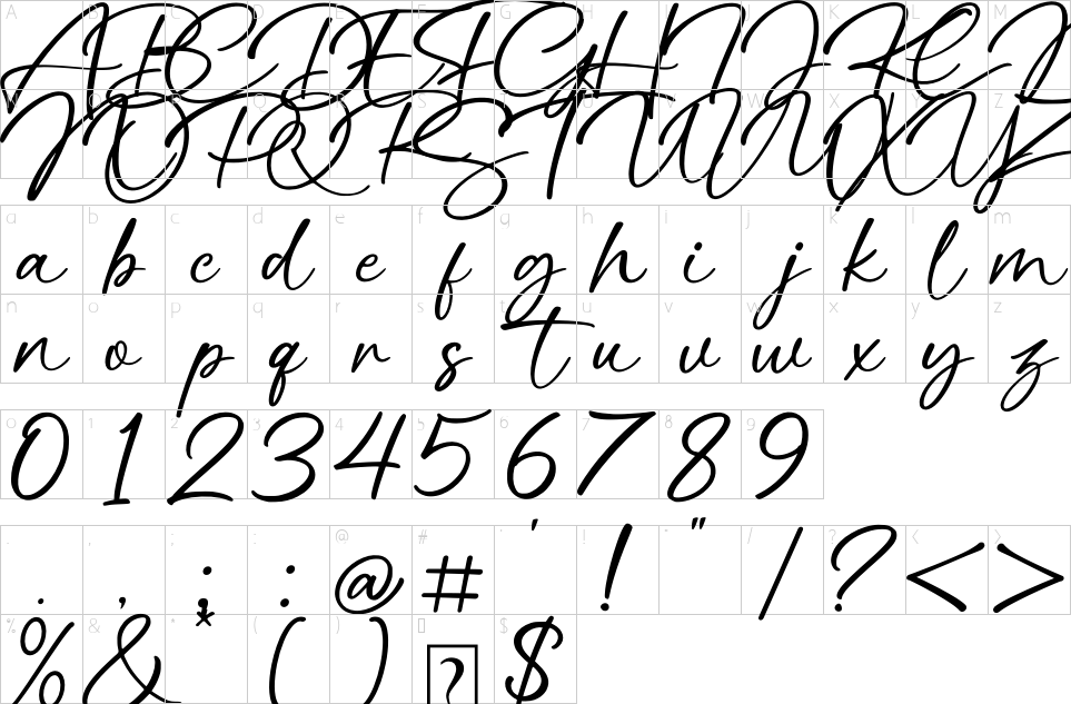 character map