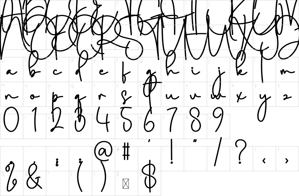character map