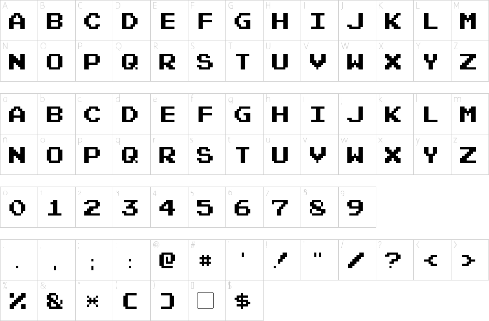 Pixel Font 1001 Free Fonts
