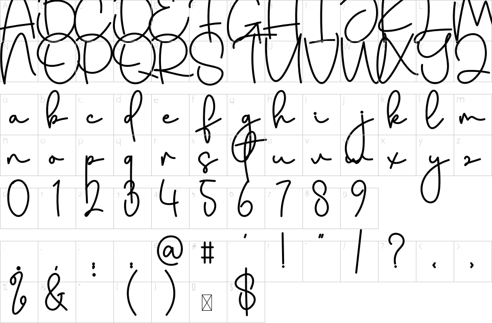 character map