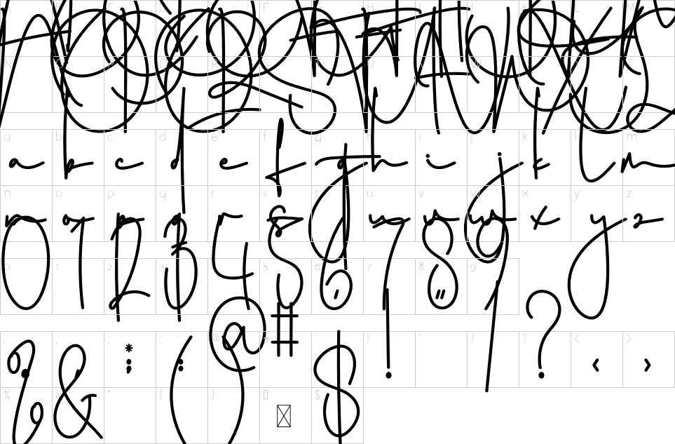 character map