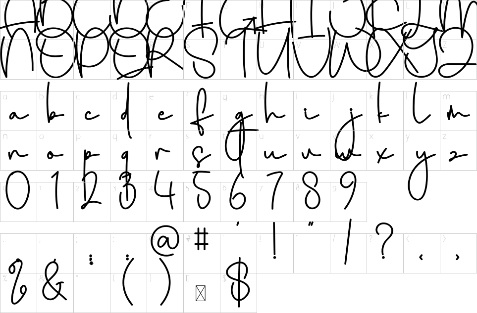 character map