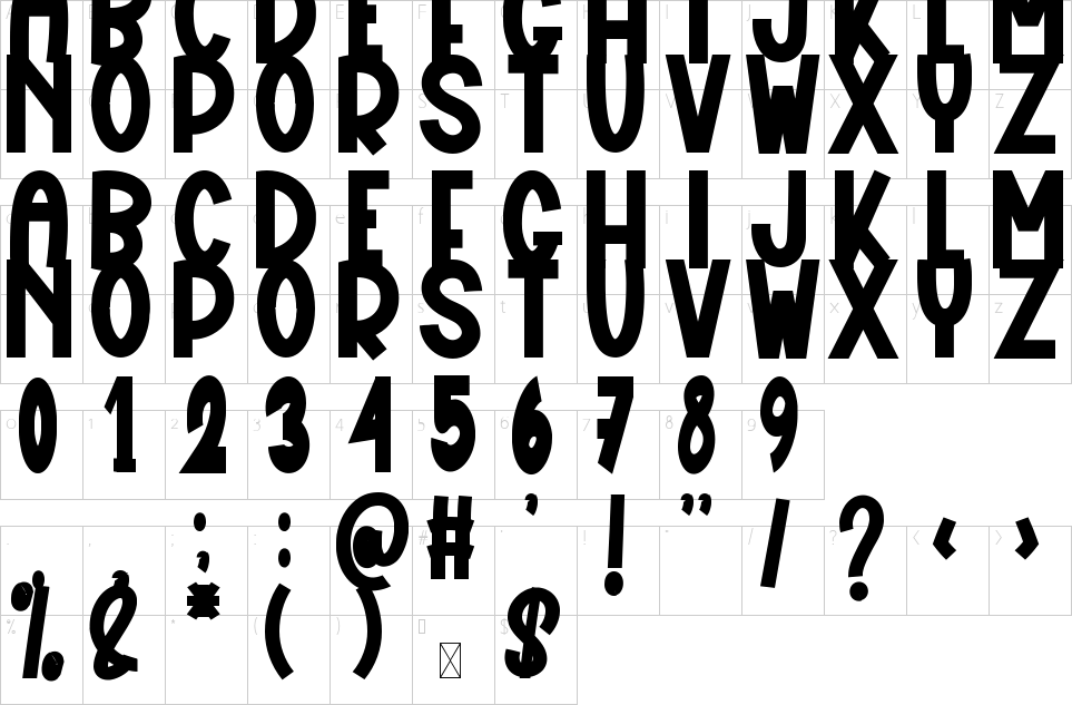 character map