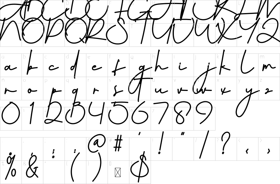 character map