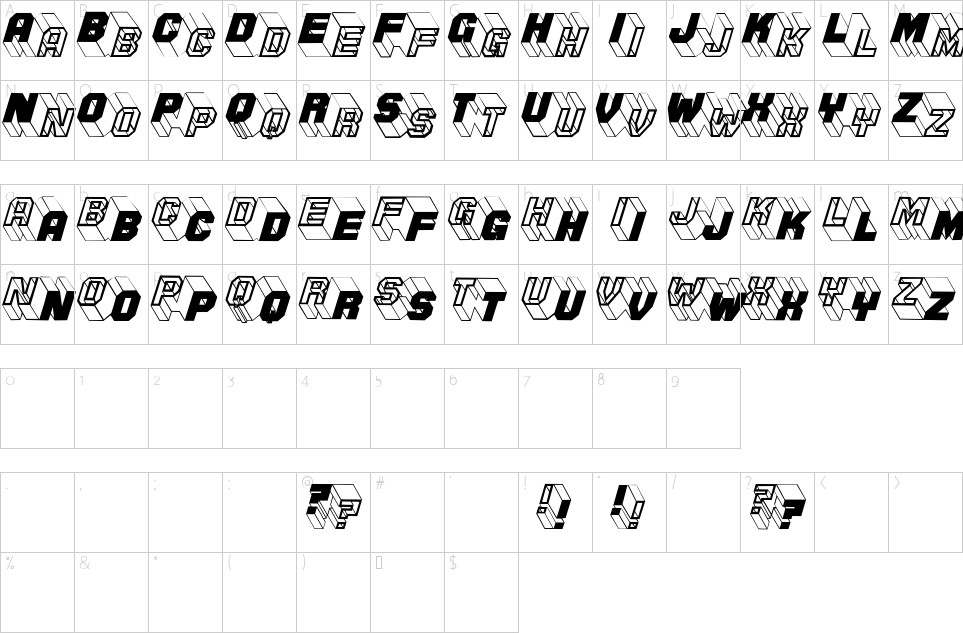 character map