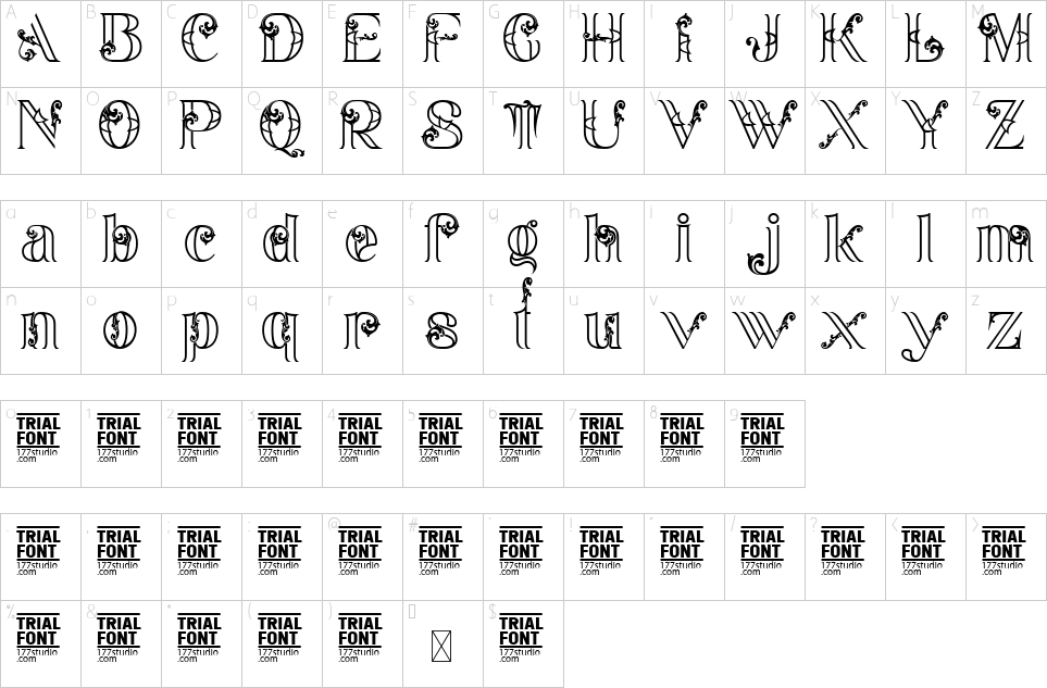 character map