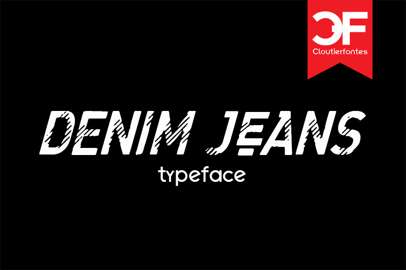 CF Denim Jeans Font - 1001 Free Fonts