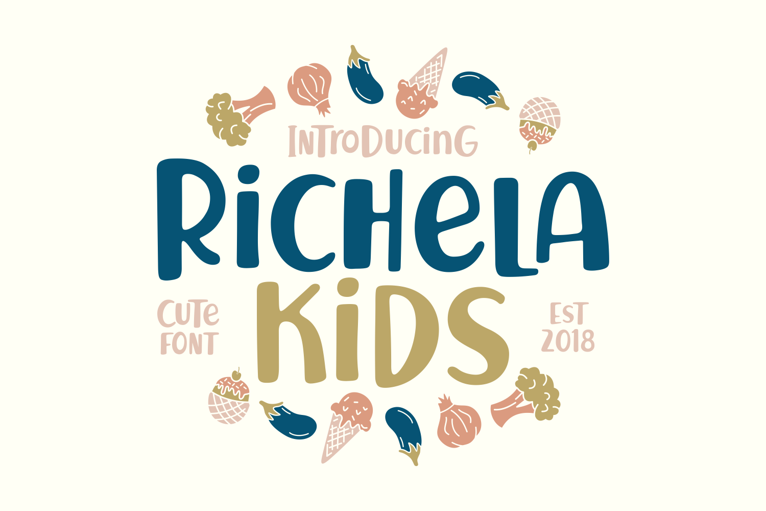 Download Free Richela Kids Font 1001 Free Fonts PSD Mockup Template
